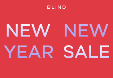 New Year, new sale en Blind